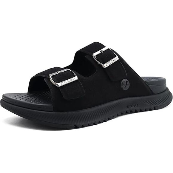 ONCAI Men Sandal Arch Support Buckle Straps Recovery Slides Orthotic Size 12 - Picture 1 of 6